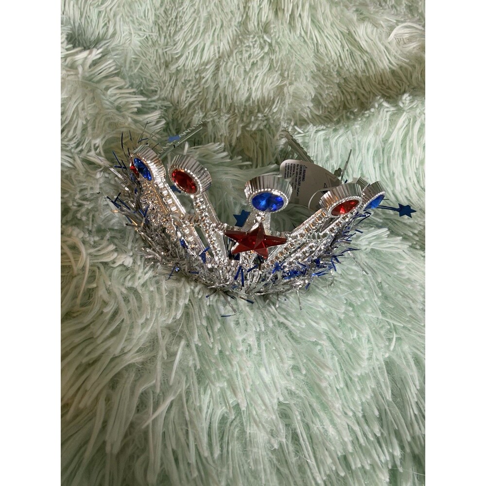 CLAIRE'S Girls Star Tiara NEW USA Americana July 4th Hair Accessory